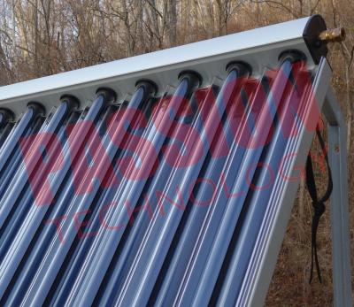 China Aluminum Alloy Heat Pipe Solar Collector For Low Temperature Area 15 Tubes for sale