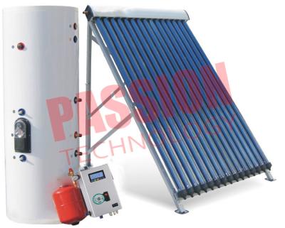China Direct Flow Sun Power Solar Water Heater Rooftop , Split Solar Hot Water System for sale