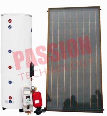 中国 住宅の太陽給湯装置200リットル、割れたシステム太陽熱湯 販売のため