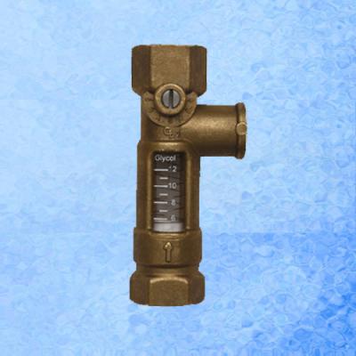 China High Accurate Brass Mechanical Flow Meter Direct Reading For Balancing Valve for sale