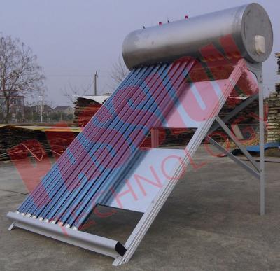 China 6 Bar Heat Pipe Solar Water Heater Pressurized SUS304 Stainless Steel  for sale