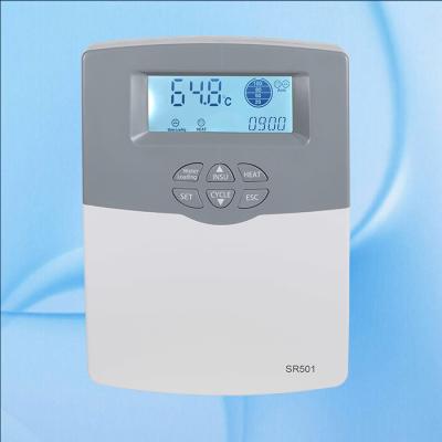 China Regulador inteligente solar aprobado CE del calentador de agua con la exhibición de la temperatura en venta