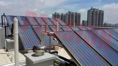 China CE Flat Plate Solar Collector For Hotel Heating System , Copper Pipe Solar Heat Collector for sale