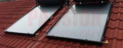 China Colector solar azul de la placa plana de la capa, colector solar de la pantalla plana azul del amortiguador en venta