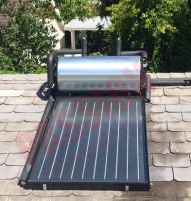 China Laser Welding Copper Tube Flat Plate Solar Collector For Hotel Heating Solar Geysers for sale