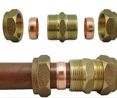 China Brass Connector For Solar Water Heater Copper Fittings For Solar Collector for sale