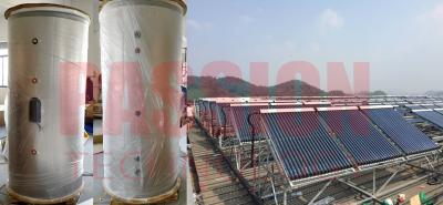 China Agua solar a presión partida Heater Heat Pipe Collector para el sistema solar de la calefacción por agua de la capacidad grande para el centro turístico del hotel en venta
