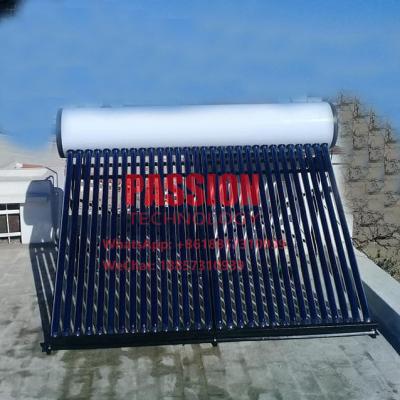China 150L Vacuum Tube Solar Water Heater 300L White Water Tank Solar Pool Heating Collector 58x1800 Tubes for sale