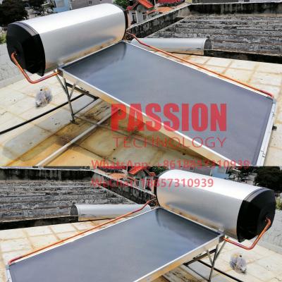 China Flat Plate Solar Collector Water Heating 200L Pressure Flat Panel Solar Water Heater for sale