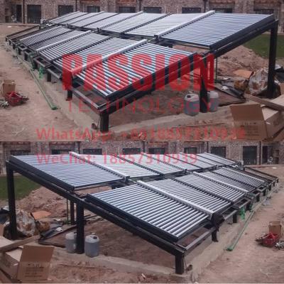 China 5000L Vacuum Tube Solar Collector Glass Tube Solar Thermal Collector Sun Heating for sale