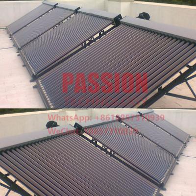 China 500L Solar Water Collector Vacuum Tube Thermal Collector 5000L Solar Heating System for sale