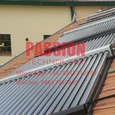 China 100 Tubes Vacuum Tube Solar Collector 3000L Non Pressure Solar Heating System for sale