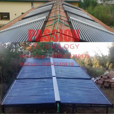 China Centralized Solar Water Heater Stainless Steel Vacuum Tube Solar Thermal Collector for sale