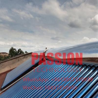 China 201 Stainless Steel Heat Pipe Solar Water Heating 304 Outer Tank Solar Pool Heater for sale
