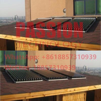 China 25tubes Heat Pipe Solar Collector 300L Solar Water Heater Solar Thermal Heating for sale