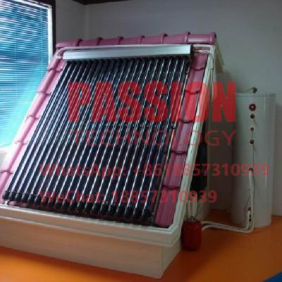 China Pitched Roof Split Pressure Solar Water Heater 250L Heat Pipe Solar Heating Collector for sale
