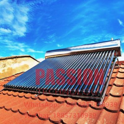 China 250L Pressure Solar Water Heater 30tubes High Pressure Heat Pipe Solar Collector for sale