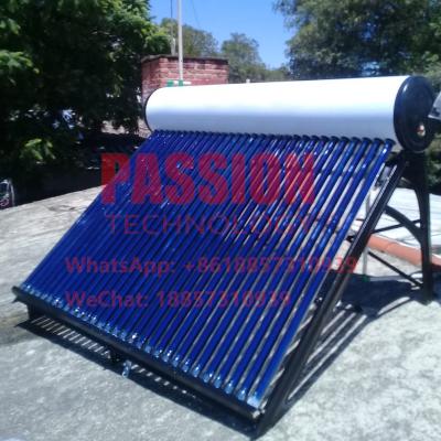 China Intagrated Vacuum Tube Solar Water Heater 300L Stainless Steel Solar Collector for sale