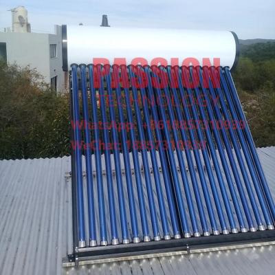 Chine collecteur solaire externe blanc de chauffage solaire du chauffe-eau de basse pression du réservoir 200L 201 à vendre