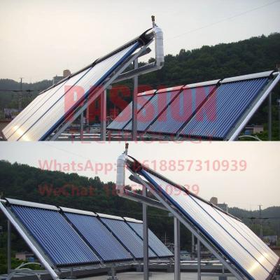 China 30tubes Copper Pipe Solar Collector 300L Heat Pipe Solar Water Heater for sale