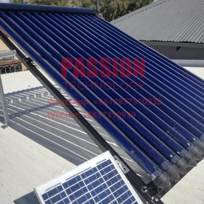 China 24mm Condensor Solar Collector 20tubes Heat Pipe Solar Heating Collector for sale