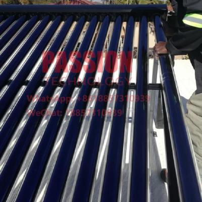 China 30tubes Heat Pipe Solar Collector 5000L Pressurized Centralized Solar Water Heater for sale