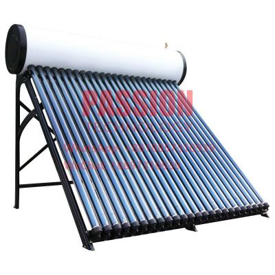 China sistema termal solar de acero inoxidable del calentador de agua de la presión del tanque 300L 304 solares blancos en venta