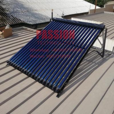 China 25 Tubes Heat Pipe Solar Collector 300L Vacuum Tube Solar Heating Panel for sale