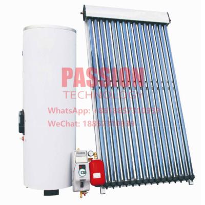 China colector solar de alta presión de la calefacción solar de la placa plana del calentador de agua 250L 300L en venta
