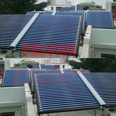 China 3000L centralizó el calentador de agua solar 100tubes no ejerce presión sobre el colector solar en venta