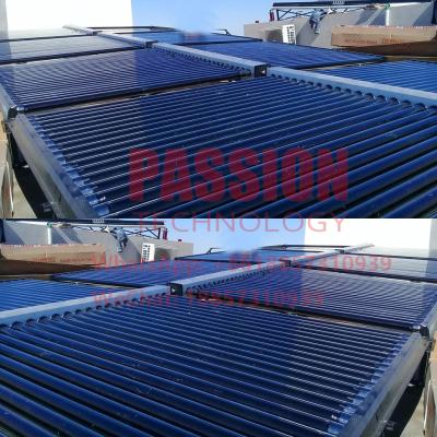 China coletor solar do calor de Heater Galvanized Steel Vacuum Tube Sun da água do hotel 2000L à venda