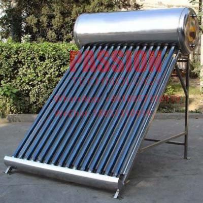 China coletor solar de aço inoxidável de Heater Non Pressure Vacuum Tube da água 200L 304 à venda
