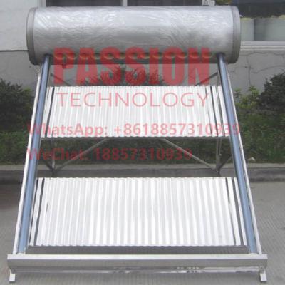 China 100L 201 Stainless Steel Solar Water Heater 30tubes Low Pressure Solar Collector for sale