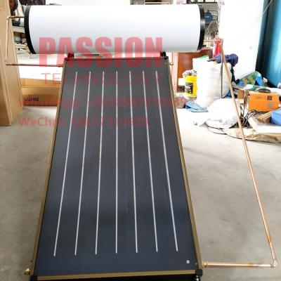 China 200L Pressure Flat Plate Solar Water Heater 2m2 Flat Panel Solar Collector for sale