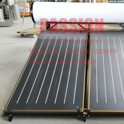 China Coletor solar azul solar pressurizado de placa lisa do aquecedor de água 2m2 do tela plano à venda