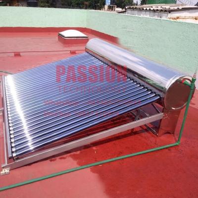 China 250L Vacuum Tube Solar Water Heater 30tubes Low Pressure Solar Collector for sale