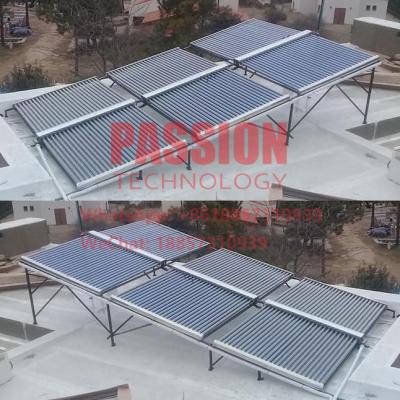 China 5000L Centralized Solar Water Heater Non Pressure Vacuum Tube Solar Collector Heating for sale
