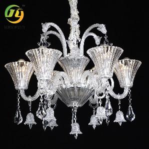 China E14 Fashionable Candle Crystal Chandelier Light For Home en venta