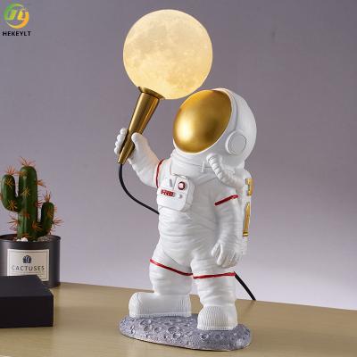 China 3D Astronaut Shape Nordic Table / Wall Lamp For Hotel Reataurant for sale