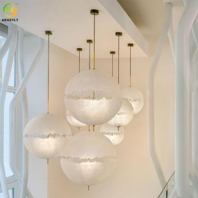 China Used For Home/Hotel/Showroom LED Hot Sale Moon Shape Nordic Pendant Light for sale