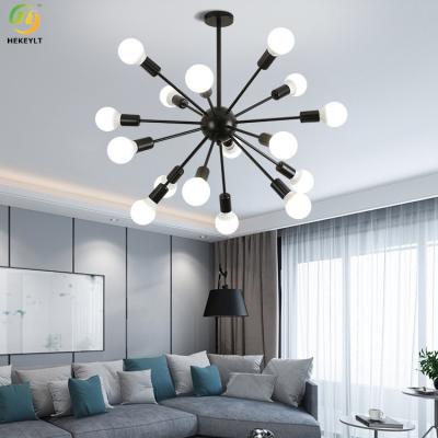 China E26 Iron Metal Glass Large Nordic Pendant Light For Dining Room for sale