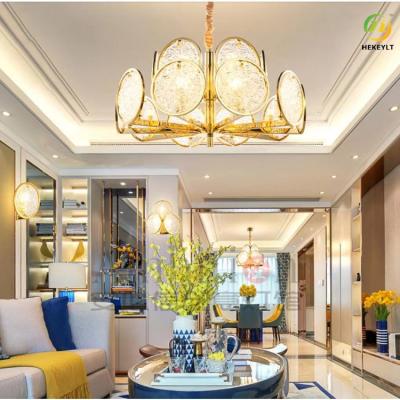 China E14 Luxury Crystal Candle Chandelier Postmodern Water Ripple Living Room for sale