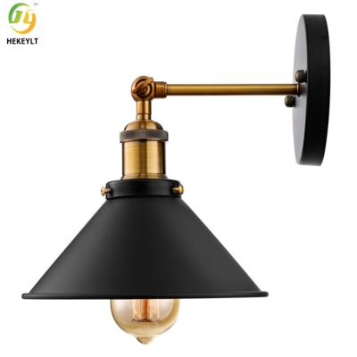 China Brazo oscilante industrial de la lámpara de pared del hierro E26 del vintage único interior en venta
