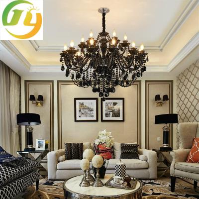 China Modern Luxury Multiple Layers Ceiling Pendant Lights Crystal Chandelier Hanging Lamp for sale