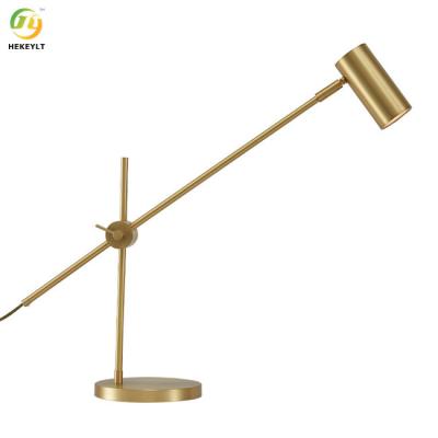 China G9 X 1 Brass Copper Bedside Table Lamp Luxury Bedroom Study Room for sale