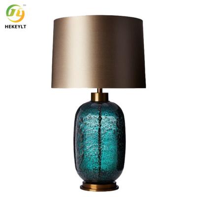 China 38*68cm Glass Bedside Lamp Light Luxury Decoration Living Room Hotel for sale