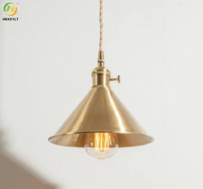China Simple Metal Lampshade Modern Vintage Pendant Lights Glass Bulb Indoor Decoration for sale