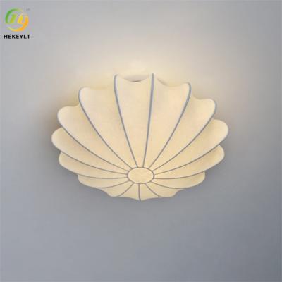 China Semi Flush Mount LED Ceiling Light Glass Gold Flower Star for sale