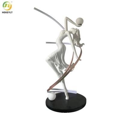 China E27 Nordic Luxury Art Sculpture Standing Led Floor Lamps H1790xD780 for sale
