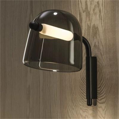 China Nordic Creative Glass Wall Lamp Bedroom Simple Post Modern Sconce Lights for sale